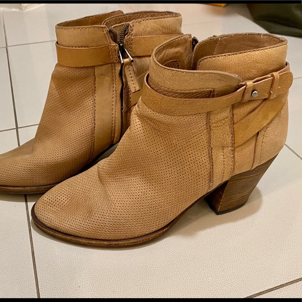 Dolce Vita perforated ankle boots